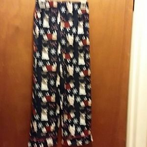 NWOT🎄Xmas Bulldogs🎄Pajama Pants Size 8